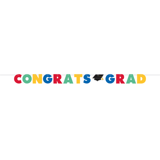 Graduation Grad Cap Toss Banner | 1 ct