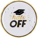 Graduation Hats Off Melamine Platter 13.5" | 1ct