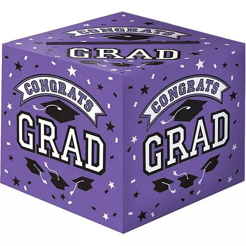 Grad Cardholder Box - Purple