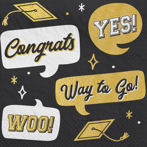 Graduation The Best Is Yet To Come Beverage Napkins | 16 ct