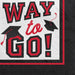 Graduation True To Your School Red Beverage Napkins | 40 ct