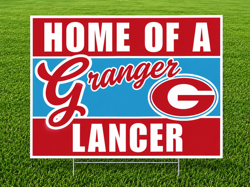 Granger High School Spirit Yard Sign 24" x 18" | 1 ct