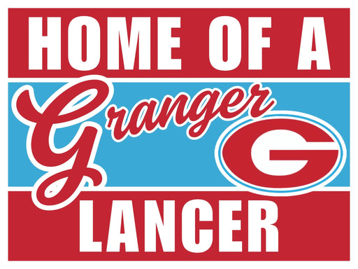 Granger High School Spirit Yard Sign 24" x 18" | 1 ct