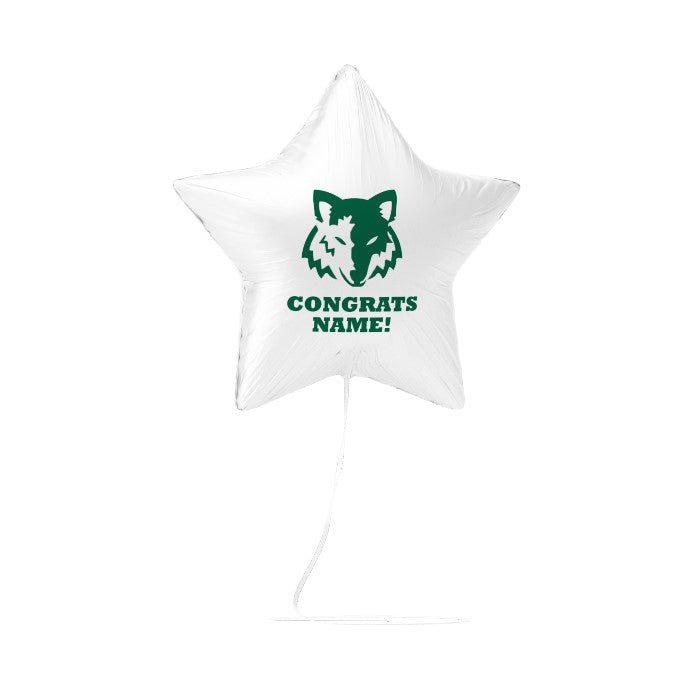 Green Canyon High School Custom Congrats Balloon 17" | 1ct (4ct Min) - Zurchers