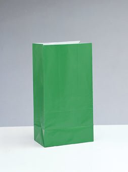 Green Paper Bag | 12ct