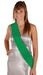 Green Satin Sash | 1ct - Zurchers