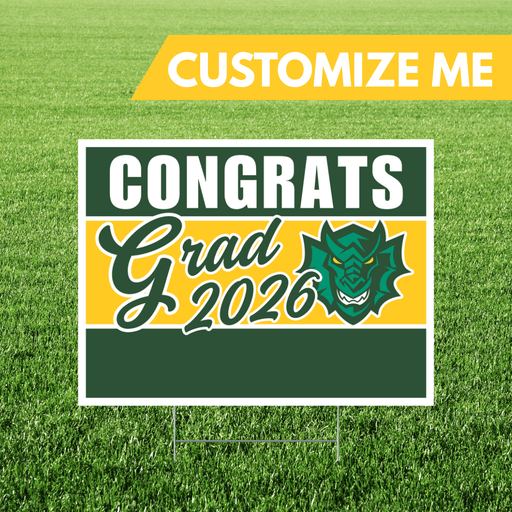 Gretna NE Custom Grad Yard Sign 18x24" | 1ct