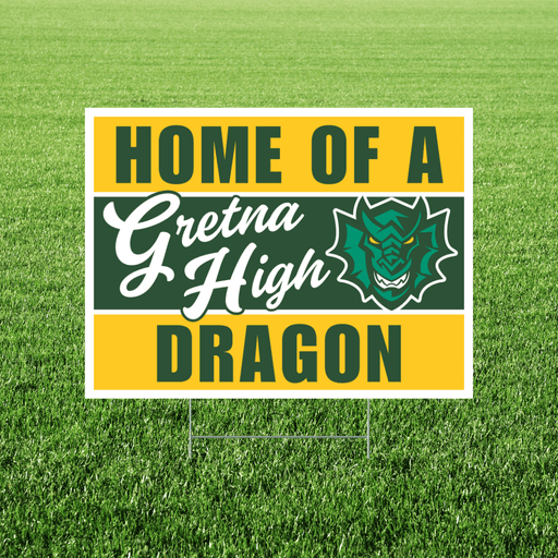 Gretna NE Spirit Yardsign 18x24" | 1ct