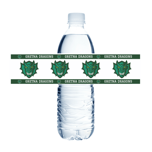 Gretna NE Waterbottle Label 8.5x2" | 24ct
