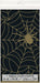 Halloween Black & Gold Spider Web Plastic Table Cover 84" x 54" | 1 ct - Zurchers