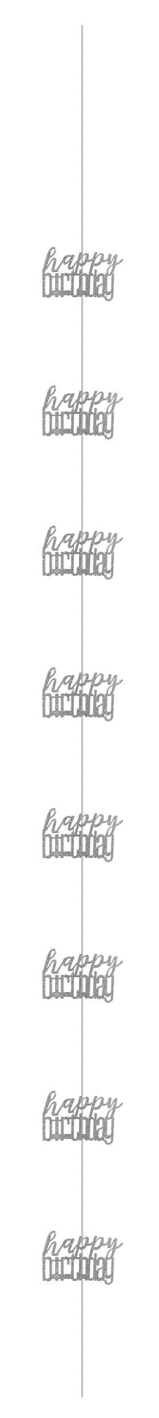 Happy Birthday Hanging Decoration | 6ct