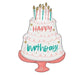 Happy Cake Day Supershape Mylar Balloon 28" | 1ct - Zurchers