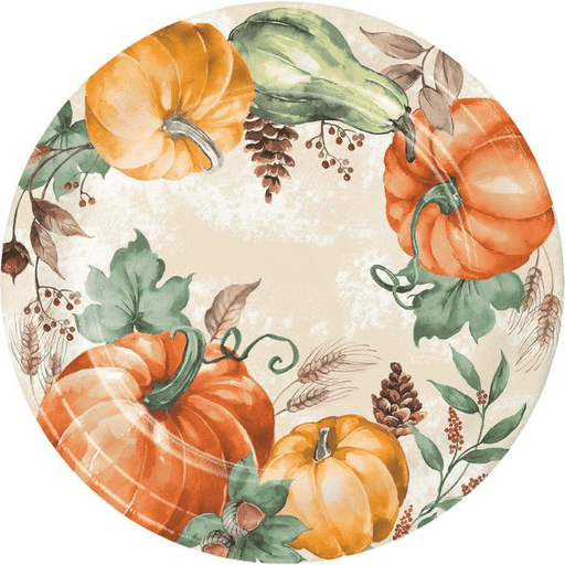Harvest Delight - 9" Luncheon Plate 8 Ct