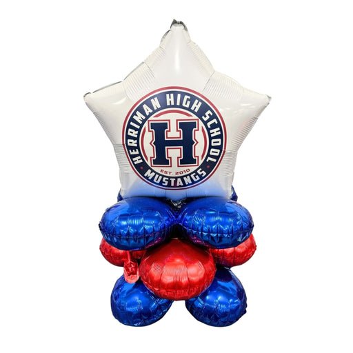 Herriman High School Air-filled Balloon Quad 17" | 1ct