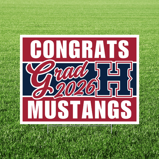 Herriman High School Grad Yard Sign 24" x 18" | 1 ct