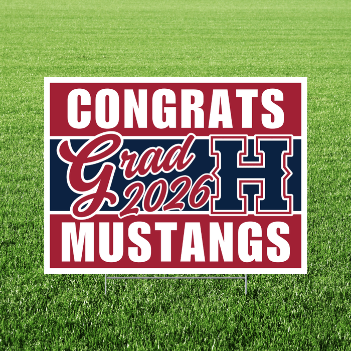 Herriman High School Grad Yard Sign 24" x 18" | 1 ct - Zurchers
