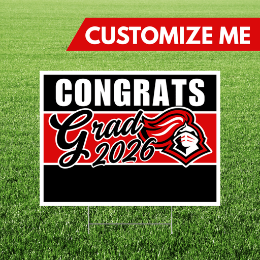 Hillcrest ID High School Custom Name Grad Yard Sign 24" x 18" | 1 ct