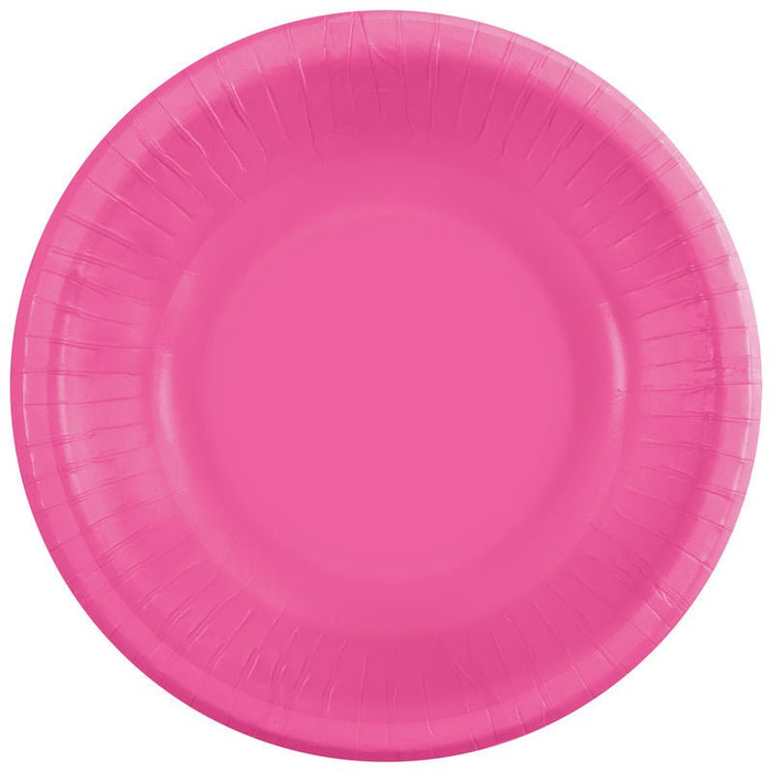 Hot Pink & White Paper Bowls | 20ct - Zurchers