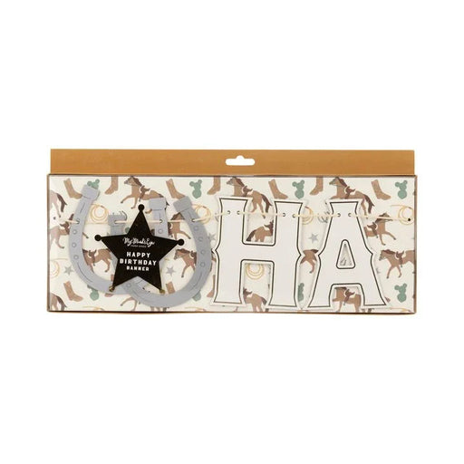 Howdy Happy Birthday Banner 5.5 ft | 1 ct