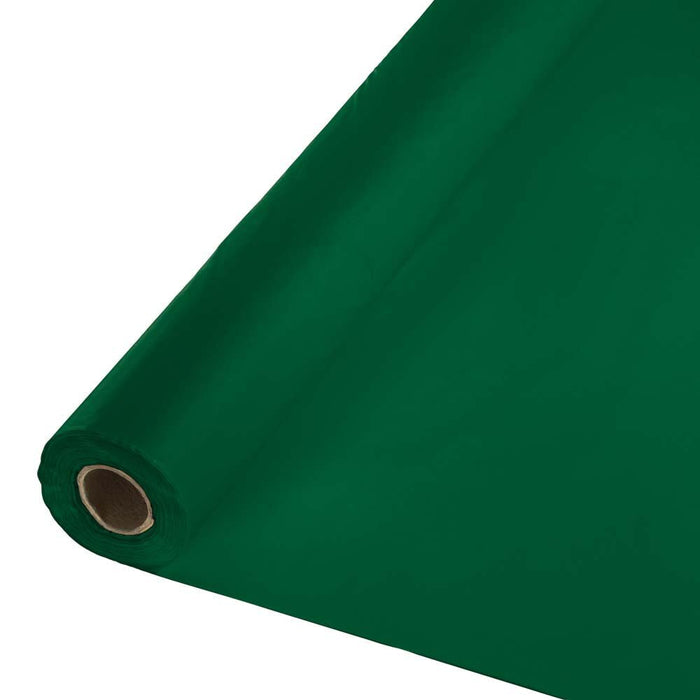 100ft Table Roll Hunter Green - Party Supplies