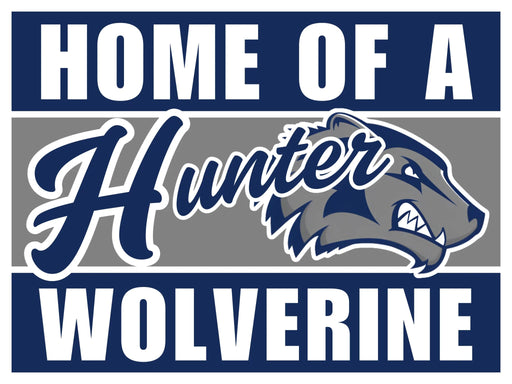 Hunter High School Spirit Yard Sign 24" x 18" | 1 ct