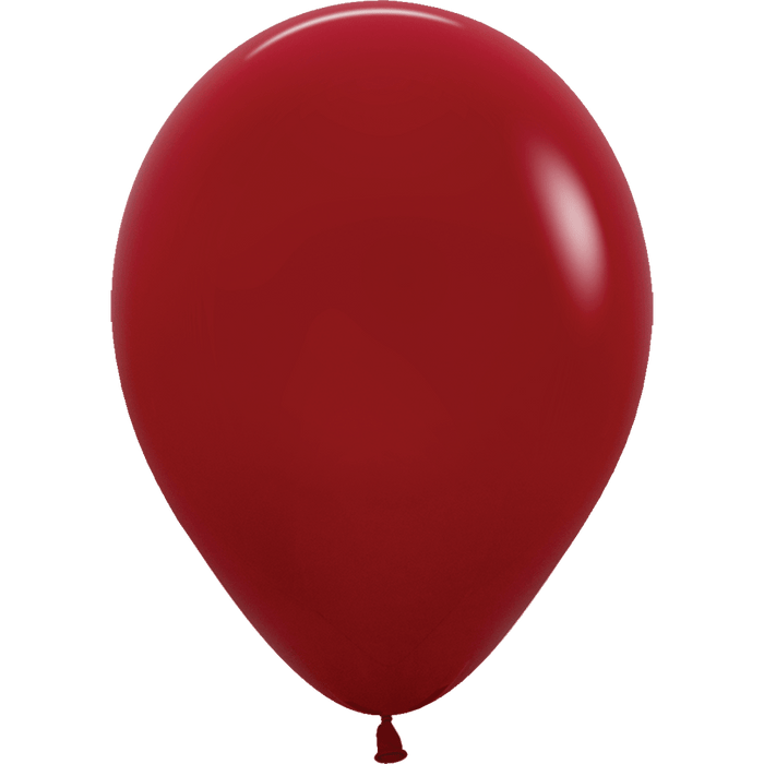 Imperial Red Latex Balloon w/ Helium & Hi - Float, 11" | 1 ct - Zurchers