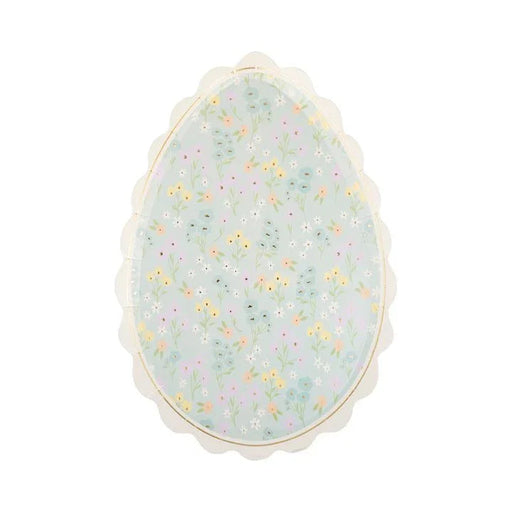 In Bloom Egg Shaped Plate 10.5" | 8 ct