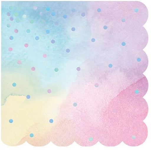 Iridescent Lunch Napkins 6.5" | 16ct