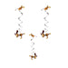 Toy Story Hanging Swirl Decoration Set with silver hanging swirls and Slinky Dog character cutouts on a white background.