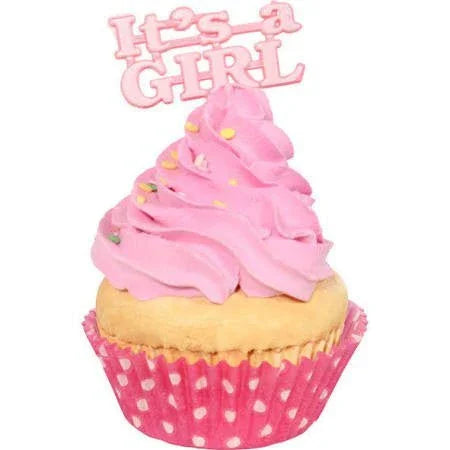It's A Girl Cupcake Picks | 8 ct