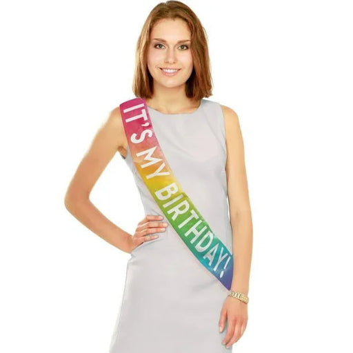 It's My Birthday! Sash 33" | 1ct