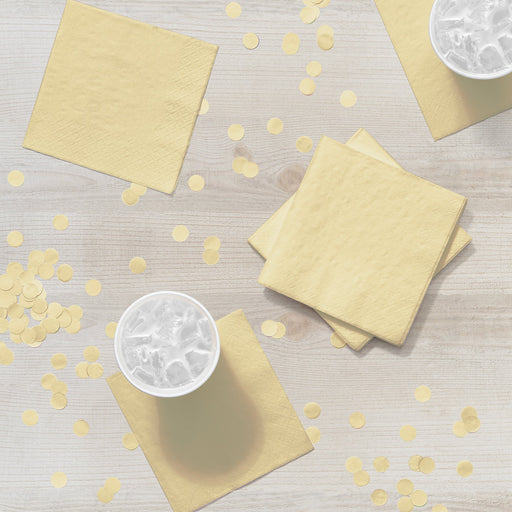 Ivory Beverage Napkins | 200ct
