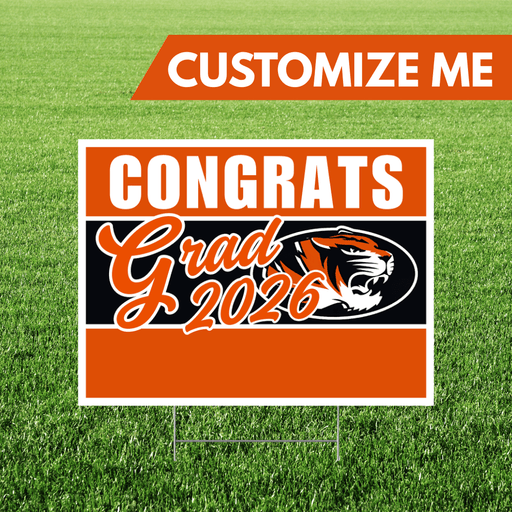 Jerome High School Custom Name Grad Yard Sign 24" x 18" | 1 ct