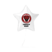 White star-shaped mylar balloon featuring the John Horn Jaguars red logo and "CONGRATS NAME!" text.