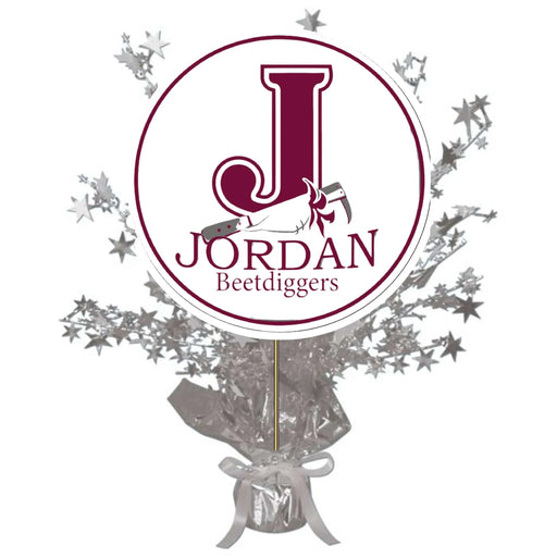 Jordan High School Centerpiece Spray 14" | 1 ct