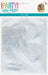 Clear plastic shrink wrap cello bag with textured surface pattern displayed flat against white background packaging labeled one count.