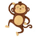 Jungle Monkey SuperShape Mylar Balloon, 33" | 1ct