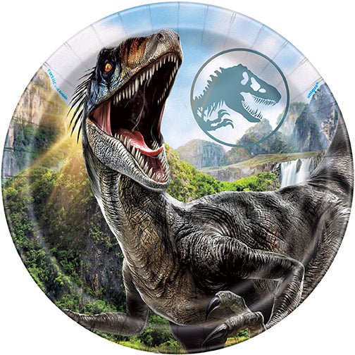 Jurassic World Rebirth Plate 7in | 8ct