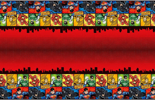 Justice League Plastic Tablecover | 1ct