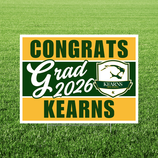 Kearns High School Grad Yard Sign 24" x 18" | 1 ct