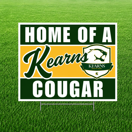 Kearns High School Spirit Yard Sign 24"x18" | 1ct