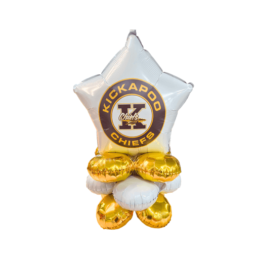Kickapoo High School Air-Filled Balloon Quad 17" | 1ct