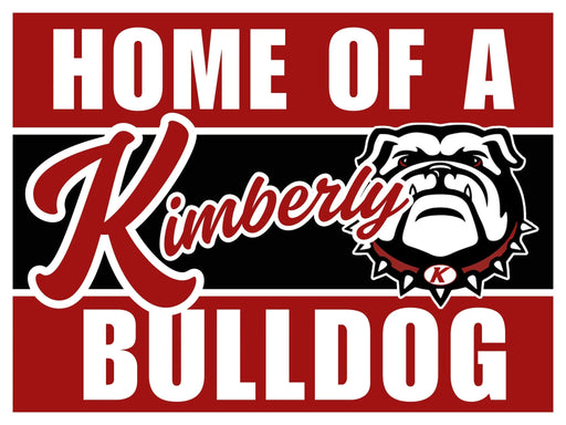 Kimberly High School Spirit Yard Sign 24" x 18" | 1 ct