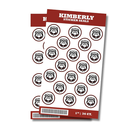 Kimberly High School Sticker Seal 1" | 36 ct