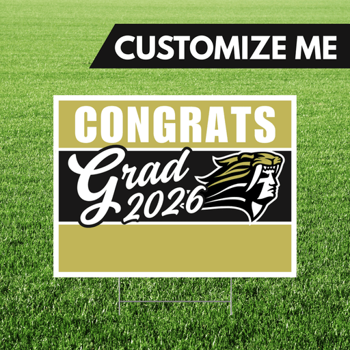 Kuna ID Custom Grad Yard Sign 18x24" | 1ct