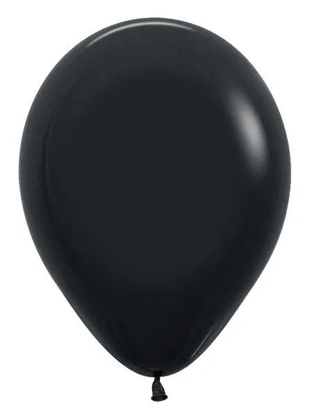 11" Sempertex Latex Balloon Pack, Metallic Black | 100 ct