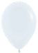 Single white latex balloon with a teardrop shape and subtle shine, shown against a white background.