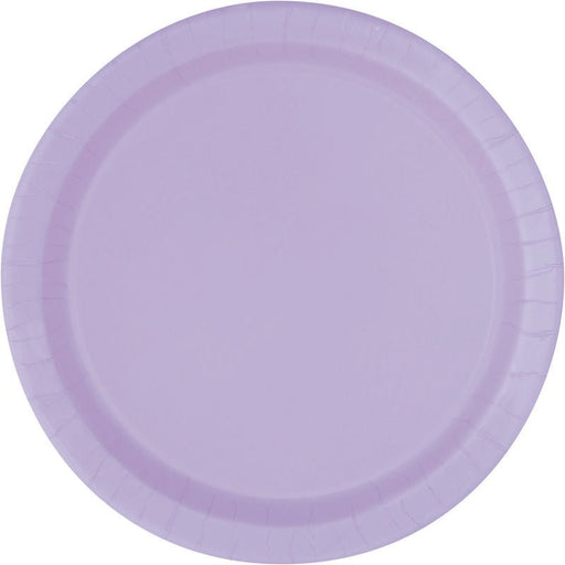 Lavender Paper Plates 7" | 50ct