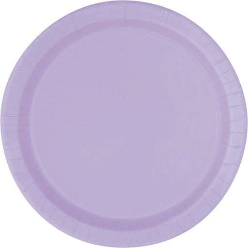 Lavender Paper Plates 9" | 50ct