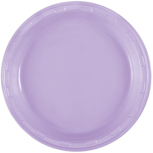 Lavender Plastic Plate 10in | 50ct